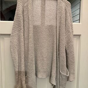 Eileen Fisher Light Gray Women's Cardigan